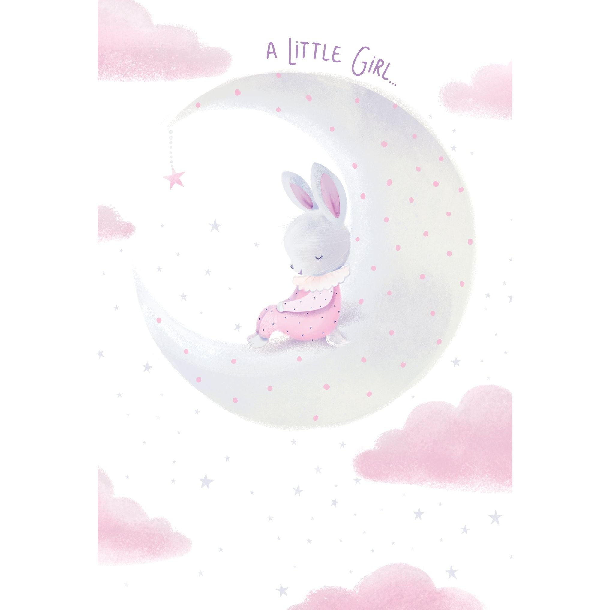 A little Girl Baby Girl Card - Cardmore